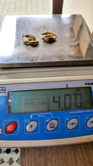 Cercei din aur galben 14K – gramaj 4,00 gr