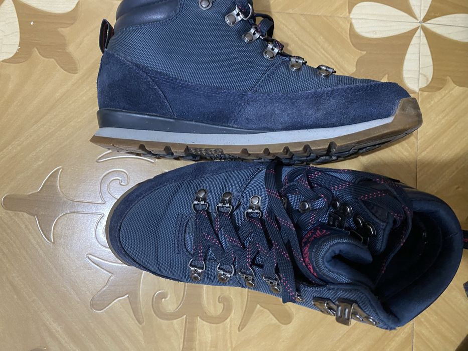 Ботинки темно синие