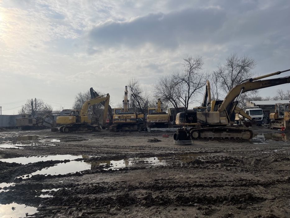 Ekskavatorlar 16 12 9m buldozer greyder va boshqa texnikalar arendaga