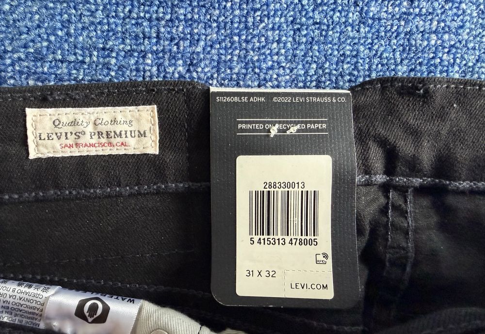 Levi’s / Levis 512 Slim Taper Jeans ОРИГИНАЛНИ мъжки дънки - 31