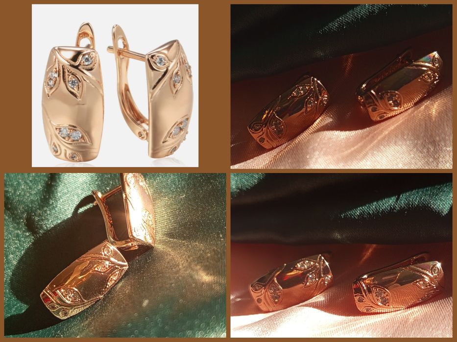 Продам красивые новые серьги и кольца