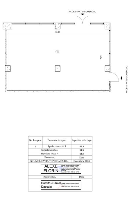Comision 0%, Spatiu Comercial de Inchiriat 104mp, Family Market Bucium