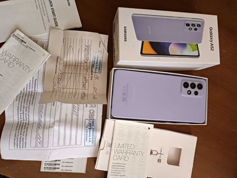 Samsung Galaxy А52 в отличном состоянии