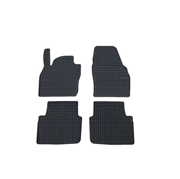 Set covorase auto din cauciuc pentru Skoda Kamiq 2019-> prezent, presuri RapidAuto, Negru