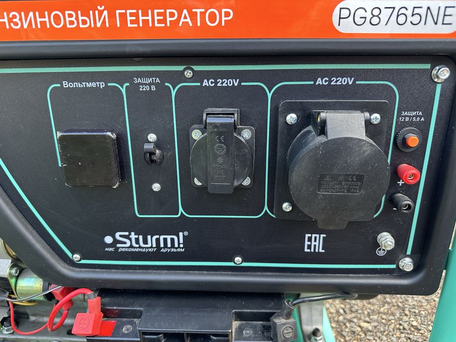 Бензиновый генератор однофазный «Sturm»