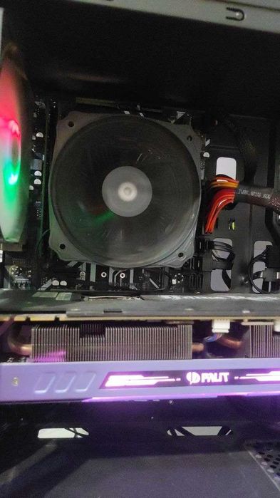 срочно Мать + Проц + ОЗУ + Кулер