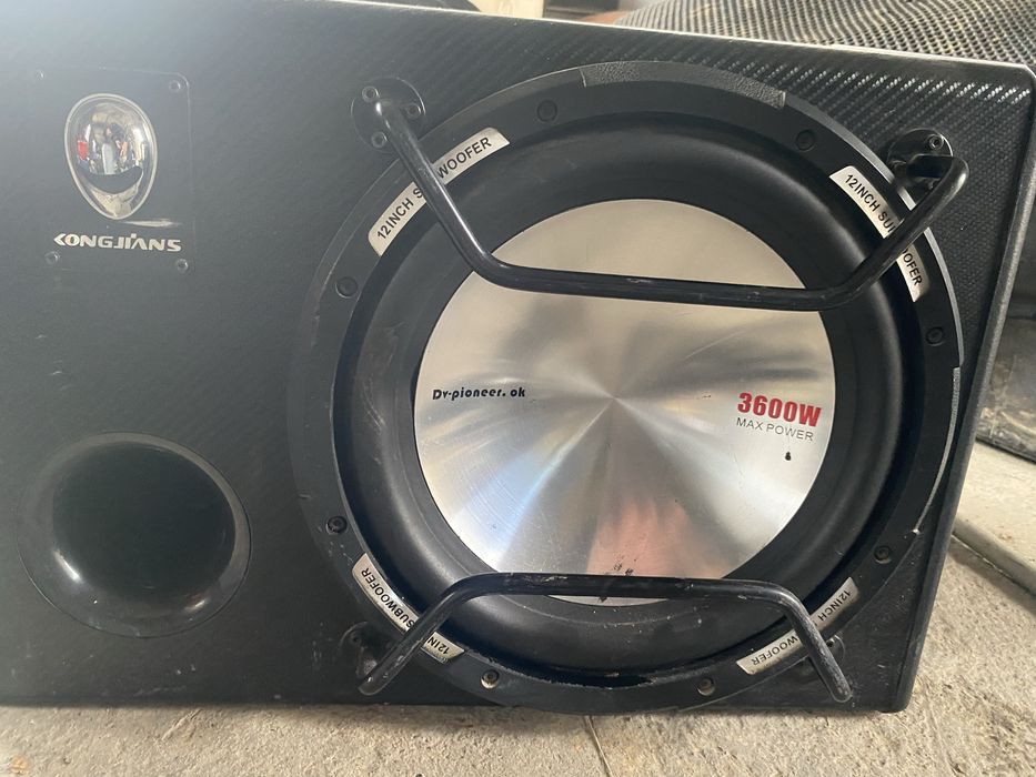 Автосабвуфер 12” 3600W (бас колонка)