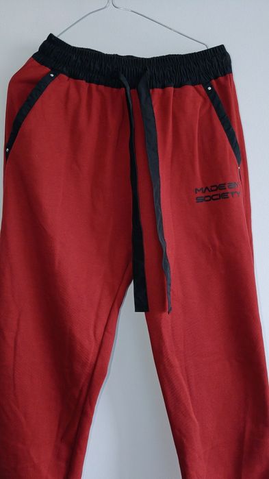 Pantaloni cargo S Madebysociety burgundy