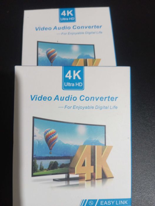 Чисто нов HDMI Сплитер (Splitter) 1х2 – 4K Ultra HD / 3D + Кабел за захранване