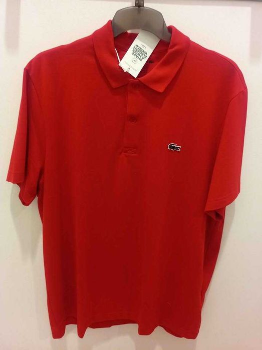Lacoste póló piros