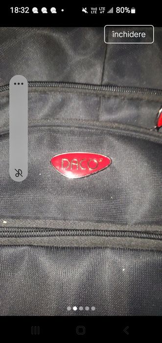 Rucsac negru de la Daco.