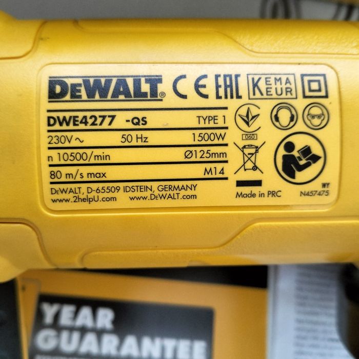 Продам УШМ DeWALT DWE4277-QS 1500W оригинал