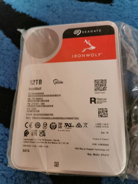 HDD intern 12TB ironwolf
