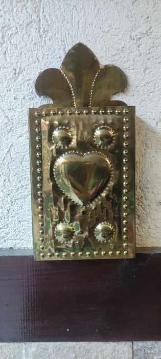 Старинен държач за голяма кибритена кутия