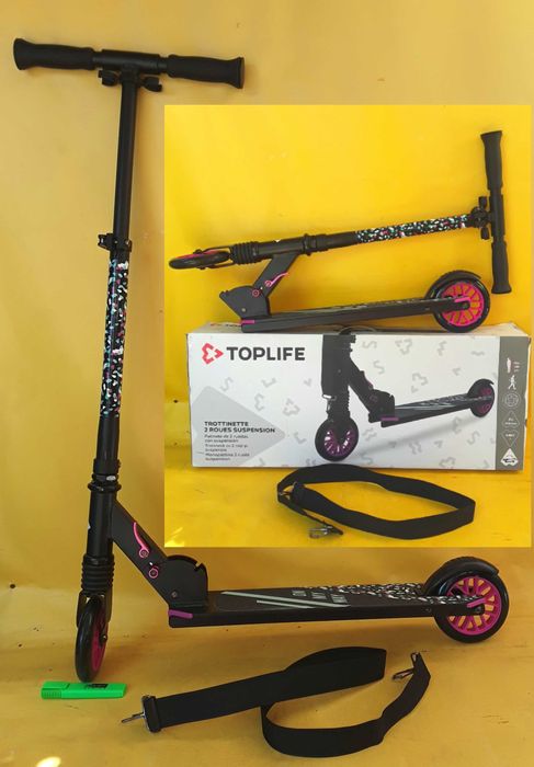 Trotineta pliabila cu amortizor fata NOUA - 135 LEI