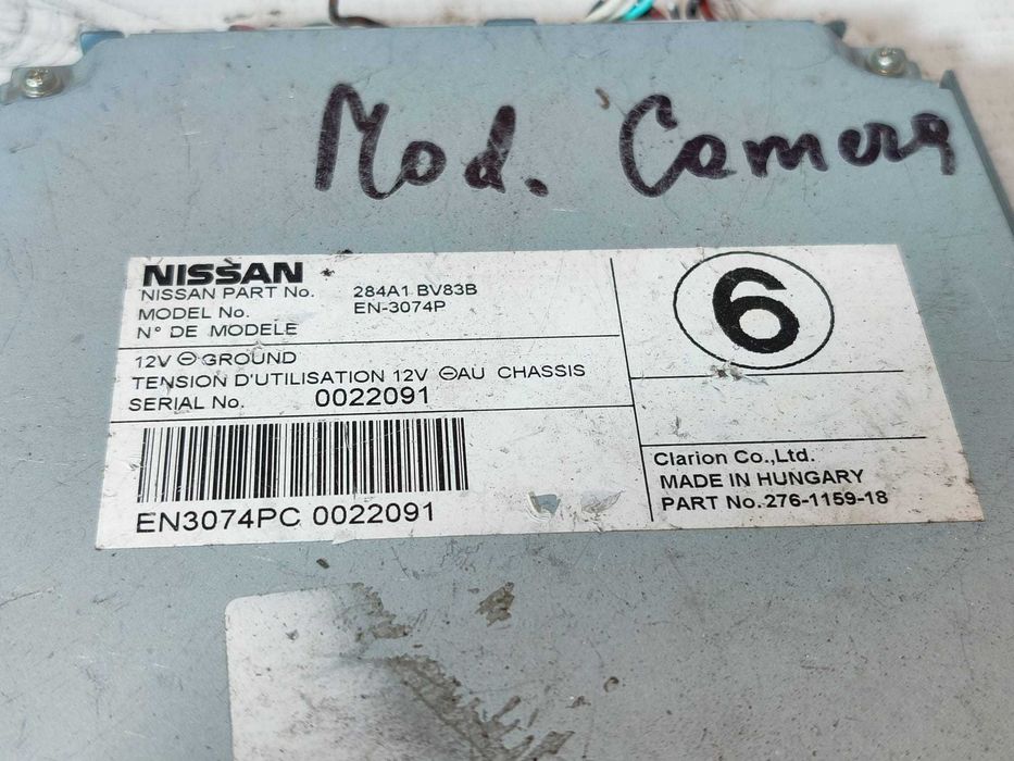 Modul cameră Nissan Juke I F15 COD: 284A1BV83B 2016 / [2010-2018] / (5G3)