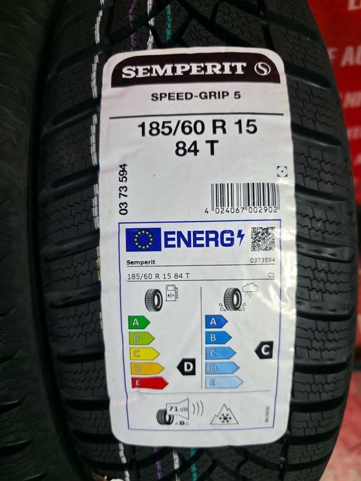 anvelope de iarna - 185/60/15 - semperit - noi - dot 2021