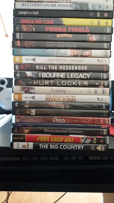 GHETE ÎMBLĂNITE,fermoare,filme colecție oscar dvd,bluray,multe sigilat