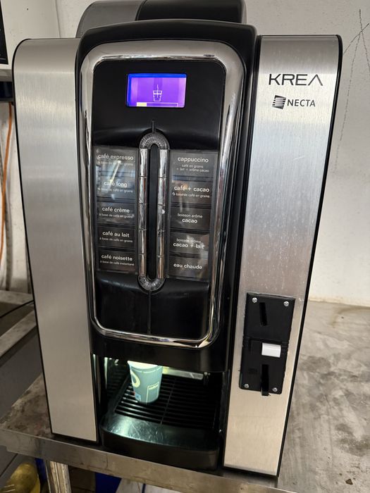 Necta Krea aparat cafea 1 macinator,3 instant lapte,ciocolata,irish