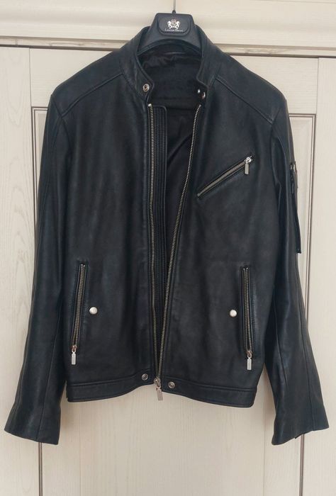 Кожаная куртка мужская