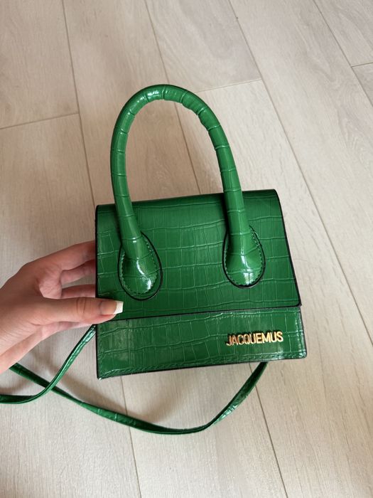 Зелена чанта Jacquemus
