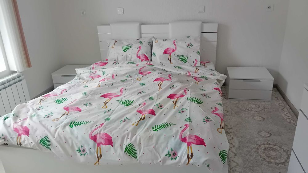 Спално бельо от ранфорс Flamingo