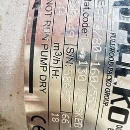 Индустриална помпа Koch Pumpentechnik FP3/80-160/552