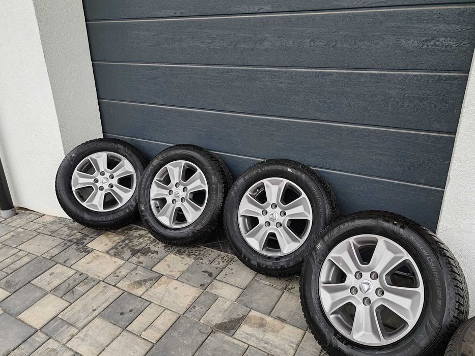 Vând set original jante/roți DACIA DUSTER M+S, dimensiune 215/65/16