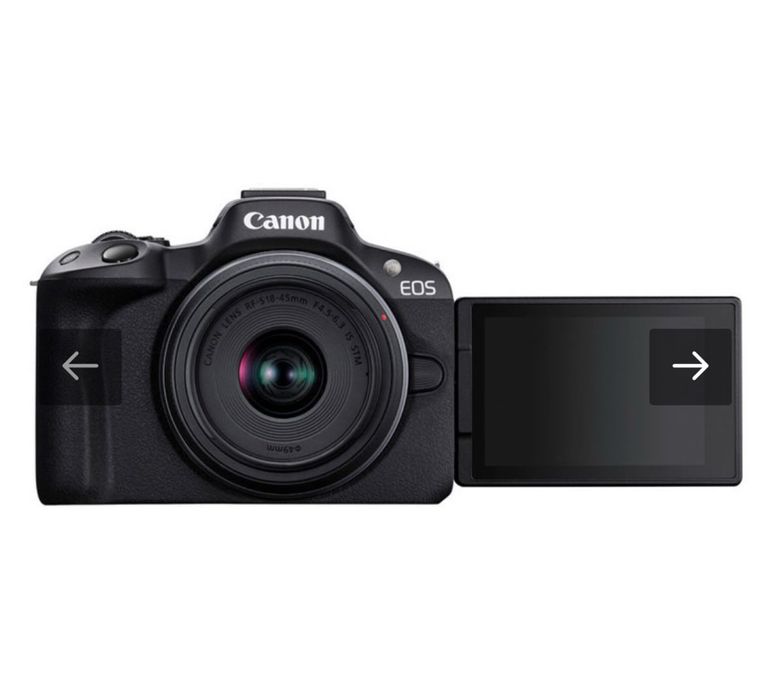 CANON EOS R50 +RF-S18-45  24.2 MPx, WI-FI, MIRRORLESS  с гаранция