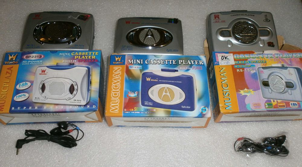 Mini Cassette players walkmans Уокмени Kasetofoni Касетофони