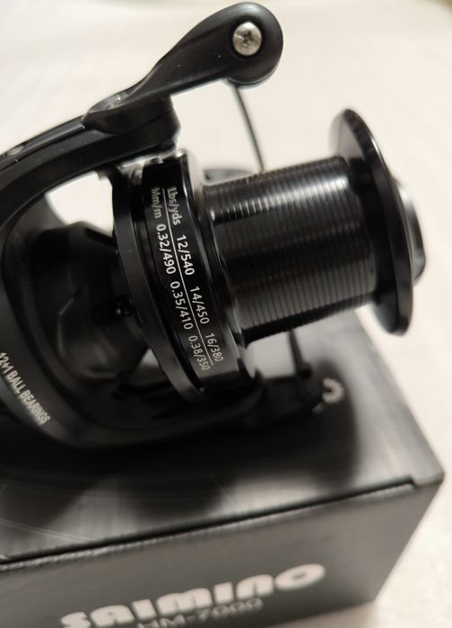 Mulineta SAIMINO HM7000 cu tambur LongCast 12+1 Rulmenți NEW 2025