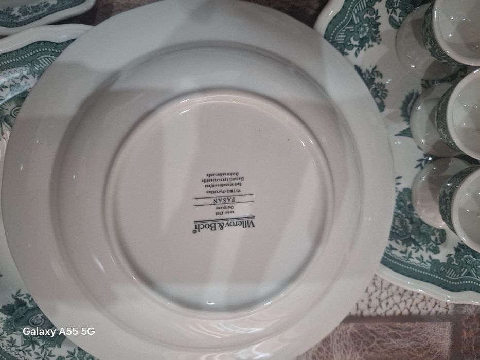 Serviciu masă Vitange Villeroy&Bosch "Fasan Green " 22 piese