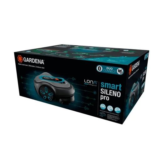 GARDENA smart SILENO pro 600, това е роботизирана косачка за трева за площи до около 600 м².