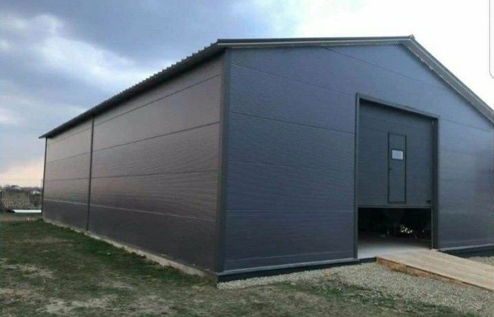 Vând hală metalică 10 x 10