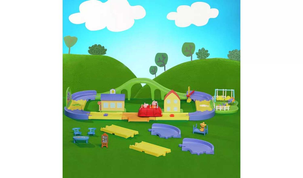 Пепа Пиг PEPPA PIG На разходка в града на Пепа Писта с кола Оригинален