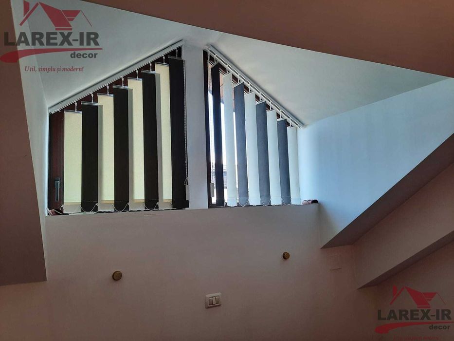 Rolete din panza ,Roleta tip Zebra ,Jaluzele verticale ,ondulate