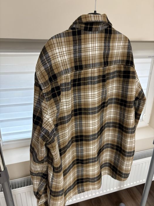 Риза от топла материя каре H&M