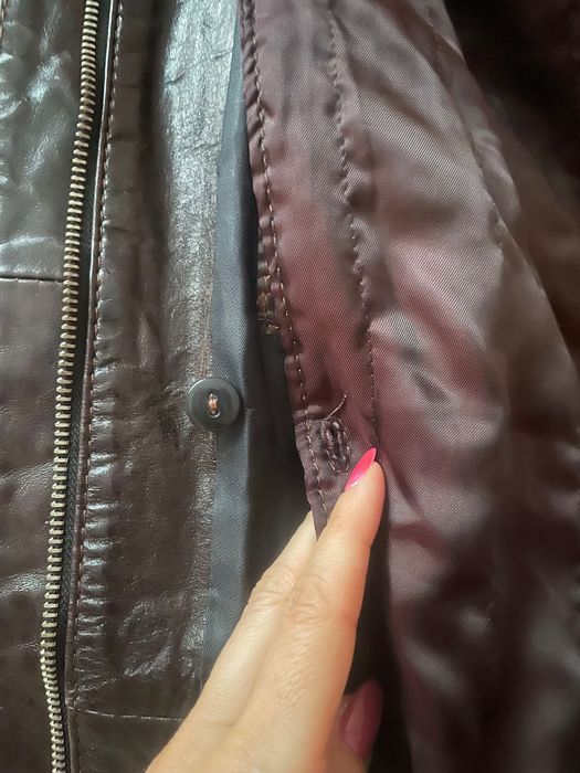 Манто, естествена кожа Leonard