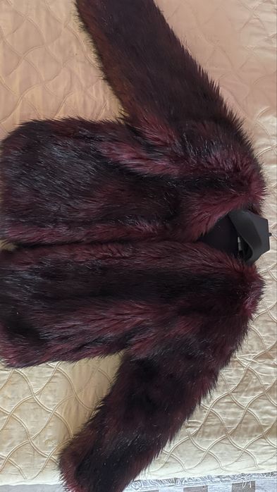 Пухено яке-палто