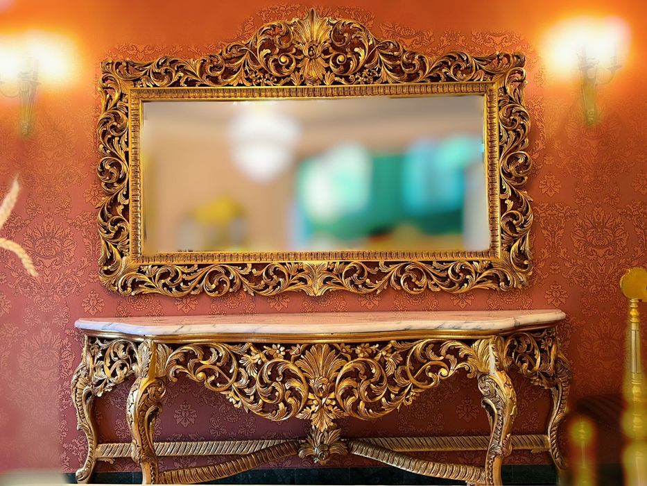 Oglinda cu consola baroc