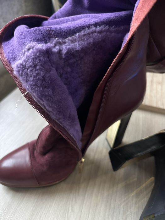 Сапоги кожа еврозима Sasha Fabiani