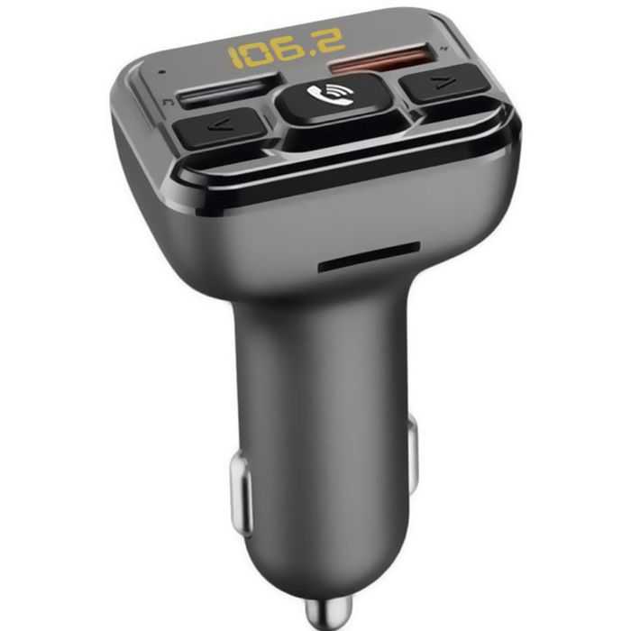 FM трансмитър за автомобил с Bluetooth и бързо зареждане