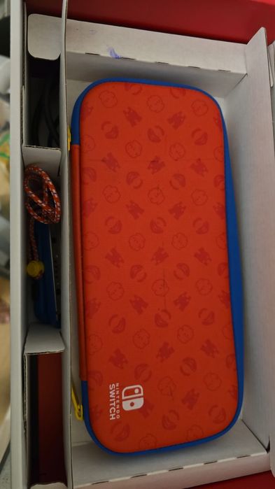 Nintendo switch v2 Mario red and blue edition