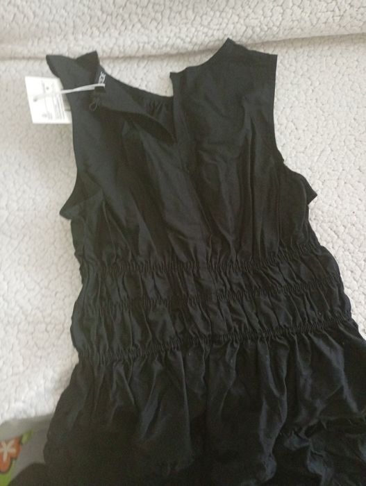 Рокля нова черна от памук на Waikiki