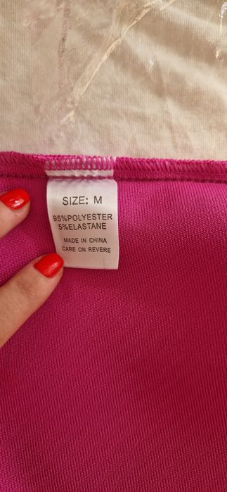 Rochie bandaj cu pene M