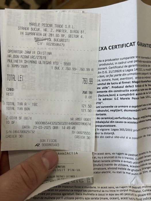 Shimano ultegra XTD 5500 noua