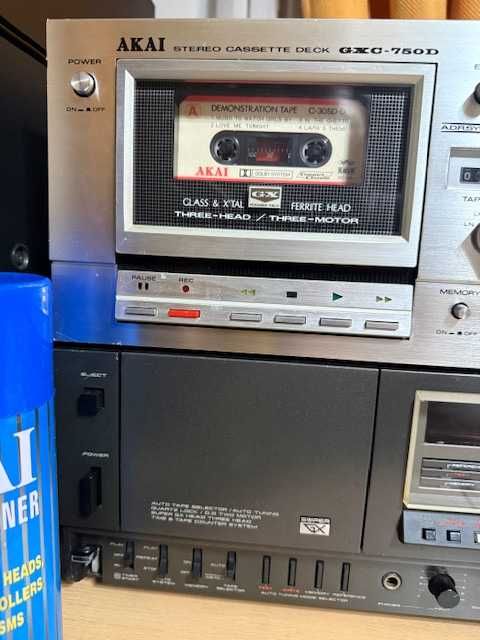 Casetofon AKAI GXC-750, silver