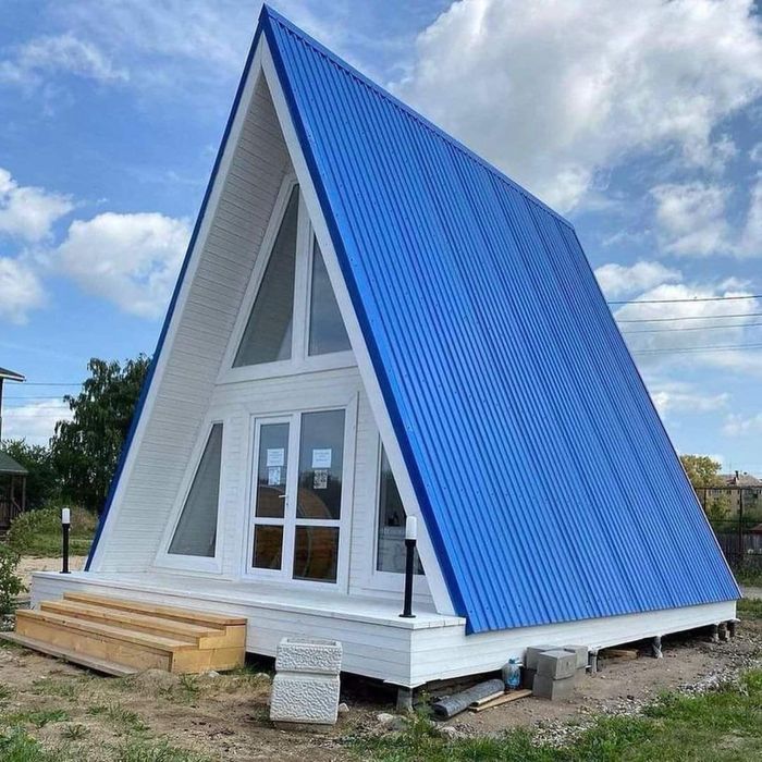 Cabana tip a model A-Frame -perfecta pentru munte vacanta foisoare