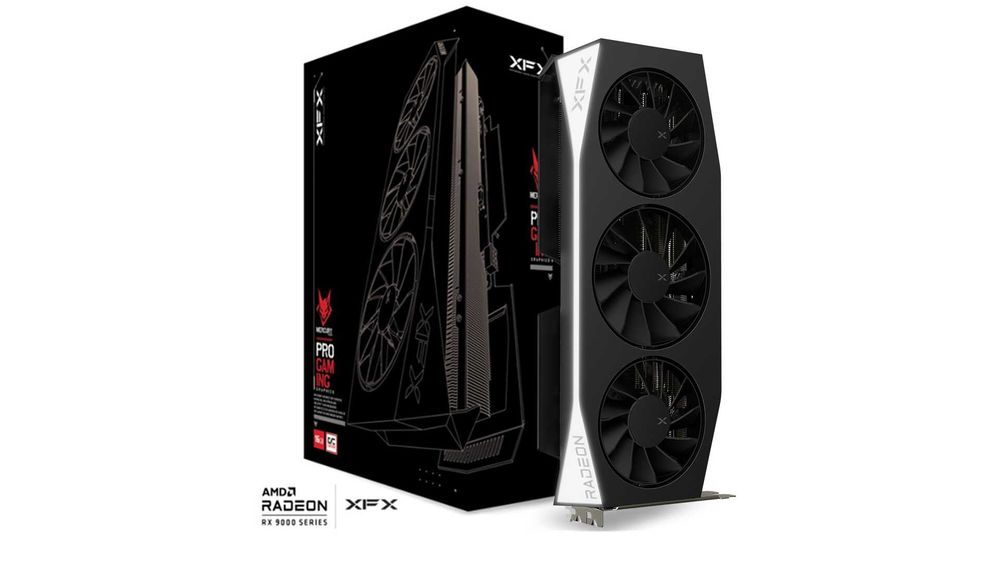 Placa Video XFX Mercury RX 9060XT 16GB 3x Fans