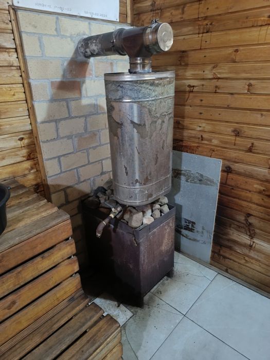 Доский для бании стул печь всё